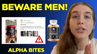 ALPHA BITES REVIEW ❌⚠️BEWARE❌⚠️ ALPHABITES MALE ENHANCEMENT GUMMIES  ALPHABITES CAPSULES [upl. by Haorbed]