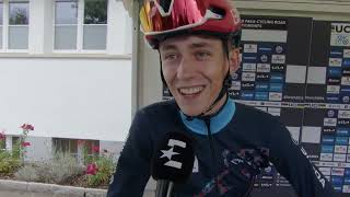 Mats Wenzel  Interview at the start  World Championships U23 Road Race Zürich 2024 [upl. by Sauls]