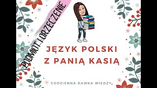 części zdania podmiot i orzeczenie [upl. by Nelly]