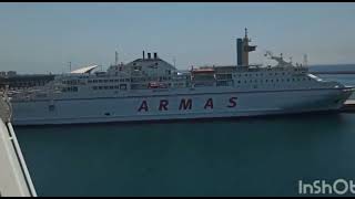 bateau Balearia dAlmeria à Nador Maroc السفر الى المغرب عبرالباخره لحضه بلحضه voyage vers le Maroc [upl. by Dirgni]