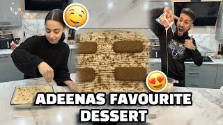 WE MADE ADEENAS FAVOURITE LOTUS DESSERT 😍 SUPER EASY 😍 WOW AMAZING BANTER 😏 [upl. by Latsirk46]