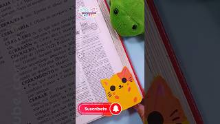 Haz un SEPARADOR de libros muy fácil y lindo shorts viral diy papercraft manualidades kawaii [upl. by Valery907]