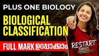 Plus One Biology Restart Series  Biological Classification  Chapter 2  Exam Winner 1 [upl. by Motch]