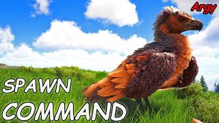 Argentavis ARK Spawn COMMAND  How To Summon ARGENTAVIS Ark CODE 2023 [upl. by Namlas327]