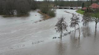 Hochwasser 23 12 2023 Laar  Emlichheim [upl. by Bellda]