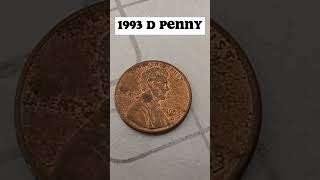 LOOK FOR THIS 1993 D PENNY WORTH A LOT OF MONEY [upl. by Swan]