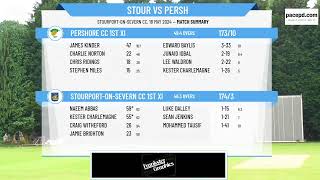 StourportOnSevern CC 1st XI v Pershore CC 1st XI [upl. by Pernas]