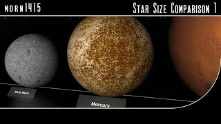 Star Size Comparison 1 HD [upl. by Chloris]