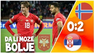 Norveška  Srbija 02 ☆ Mitrović i Vlahović savršen par ☆ Reprezentacija Srbije [upl. by Alleira]