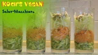 veganer Salat  Macchiato  Salat Rezepte  vegane Rezepte von Kochs vegan [upl. by Okime]