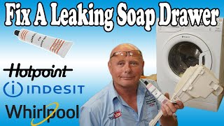 Fix a Leaking Washing Machine Soap Dispenser Draw box [upl. by Sacrod]