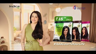 Indica Creme Hair color  AddColorToYourLife  Tamil TVC  Trisha  Cavinkare [upl. by Yk]