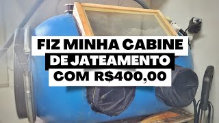 Cabine De Jateamento SIMPLES cabine jateamento ferrugem [upl. by Seldan]