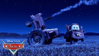 Tractor Tipping with Mater and Lightning McQueen  Pixar Cars [upl. by Tiernan]