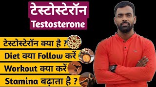 Testosterone क्या है  कैसे बढ़ेगा टेस्टोस्टेरॉन  Diet Plan  Workout  Supplement [upl. by Ttocserp]