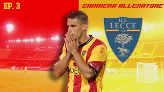 KRSTOVIC A RISCHIO🤔CARRIERA ALLENATORE LECCE FC24 EP3 [upl. by Eirbua]