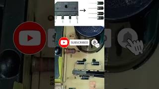 How to change bridge rectifier 🔥🔥 trending trendingshorts shorts short ✌ eyecatchy [upl. by Elinore]