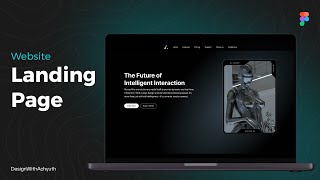 Create a Website Landing Page in Figma [upl. by Silera]