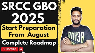 SRCC GBO 2025 I How To Start Preparation From August I Eligibility I Exam Date I Syllabus I Books [upl. by Trab445]