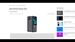 Itel P450 flash file [upl. by Timofei]