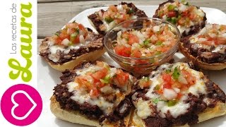 Molletes Mexicanos con Chorizo y Pico de Gallo [upl. by Darrelle]