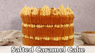 Salted Caramel Cake Recipe [upl. by Gord]