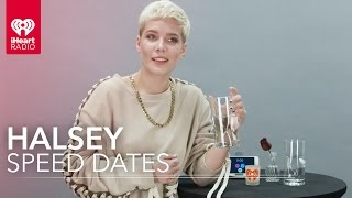 Halsey Speed Dates  Exclusive Fan Moment [upl. by Bogart]