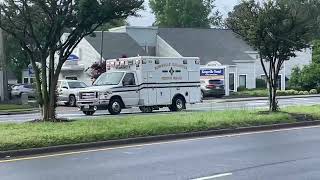 Kempsville Volunteer Rescue Squad 924 Responding To A Medical [upl. by Arhat613]