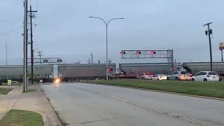 Northbound UP Grain Train going through Basswood Blvd in Fort Worth TX November 7 2024 [upl. by Licha]