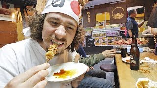 Probando comida callejera en JAPÓN 🇯🇵 [upl. by Abihsot]