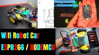 Building a WiFiEnabled RC Car with NodeMCU ESP8266 2024 [upl. by Machute421]