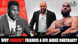 Fight Business Podcast Francis Ngannou leaves UFC over contract  Mighty Mouse UFC Fighter Pay [upl. by Arremat]