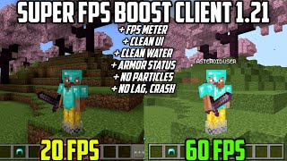 Super FPS Boost Client for Minecraft PE 12130  Boost FPS  Fix Lag Freeze Crash [upl. by Llerroj237]