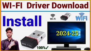 WIFI Driver For Windows 10 Pc Free Download  Wifi driver download amp Install 2024  PC Laptop [upl. by Ibrahim]