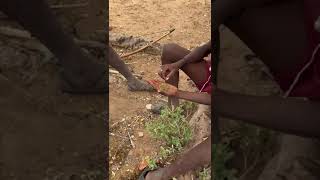 hadzabe tribe northern Tanzania smoke marijuana [upl. by Dnalerb]