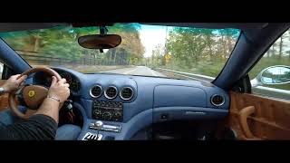 2002 Ferrari 575M Maranello test drive [upl. by Eanej269]