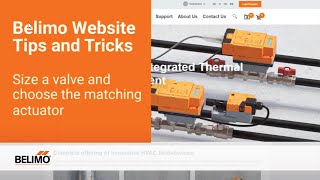 Belimo Website Tips amp Tricks Valve Sizing amp Selection Tool [upl. by Hephzipa873]