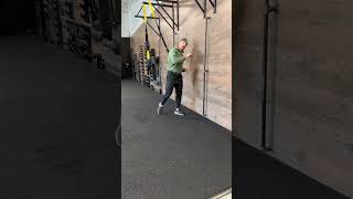 Horizontal Single Leg Overcoming Isometric Wall Press [upl. by Mckinney]