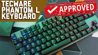 TECWARE PHANTOM L Keyboard OVERVIEW amp IMPRESSION  SOUND TEST [upl. by Acilejna238]