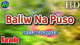 BALIW NA PUSO  Jessa Zaragoza  KARAOKE HD [upl. by Lomaj]