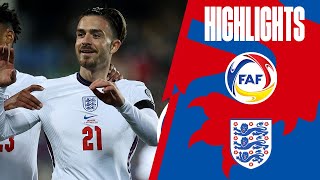 Andorra 05 England  Clinical Three Lions Score Five  World Cup 2022 Qualifiers  Highlights [upl. by Ahsiya]