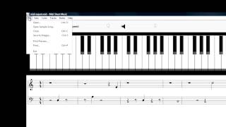 Free MIDI to Sheet Music Software [upl. by Meesaw]