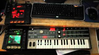 KP3 Kaossilator Pro and microKORG demo song [upl. by Shaun]