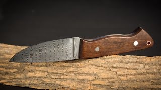 How to Make Damascus Steel Pt 2 Ladder Pattern [upl. by Alyac]