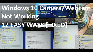 how to fix Camera not Working Webcam not working Windows 11 10 8 7 [upl. by Ragse]