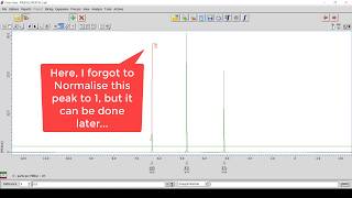 NMR JEOL Delta Software Part 3 Integrating NMR peaks [upl. by Nwadahs]