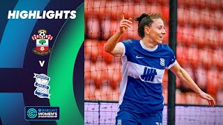 Birmingham Stay on Top  Southampton v Birmingham City Highlights  Barclays Womens Championship [upl. by Salguod597]