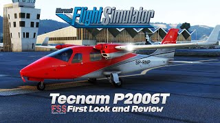 MSFS 2020  FlightSim Studio Tecnam P2006T MKII  Review [upl. by Iraam]