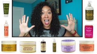 Top 10 Favorite Shea Moisture Products  RisasRizos [upl. by Yhpos]