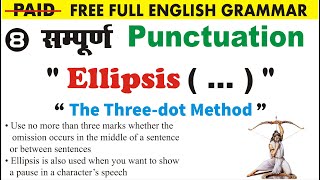 Use of Ellipsis quot The Threedot Method quot In English Grammar UphaarClasses [upl. by Notlehs]